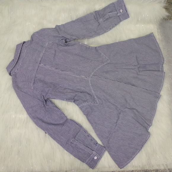 Guess Girls Striped Denim Dress Size Small - Picture 2 of 5